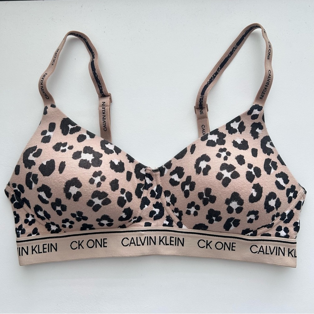 Calvin Klein Wirefree Bralette in Animal Women’s Small
